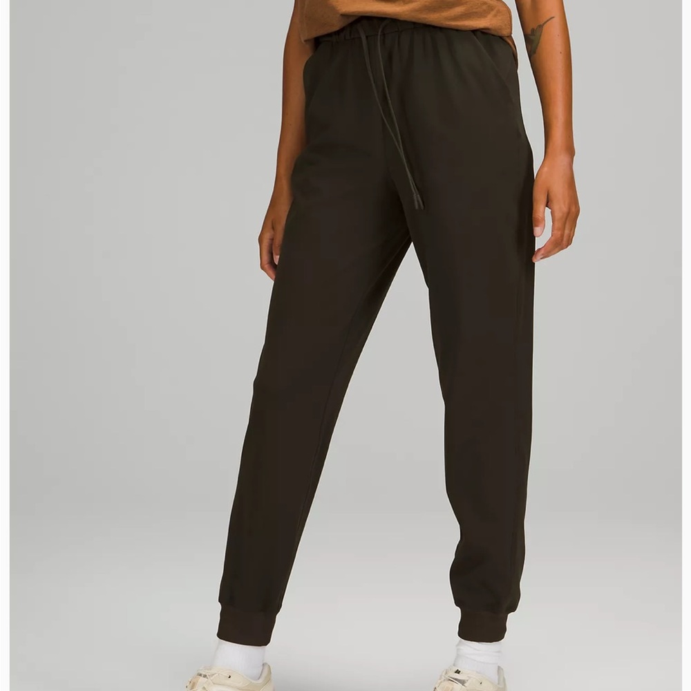 Lululemon Stretch High Rise Joggers Olive